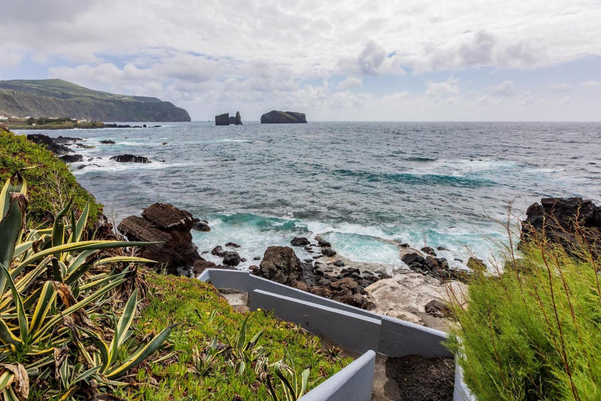 Mosteiros Natural Pool House Villa Eksteriør billede